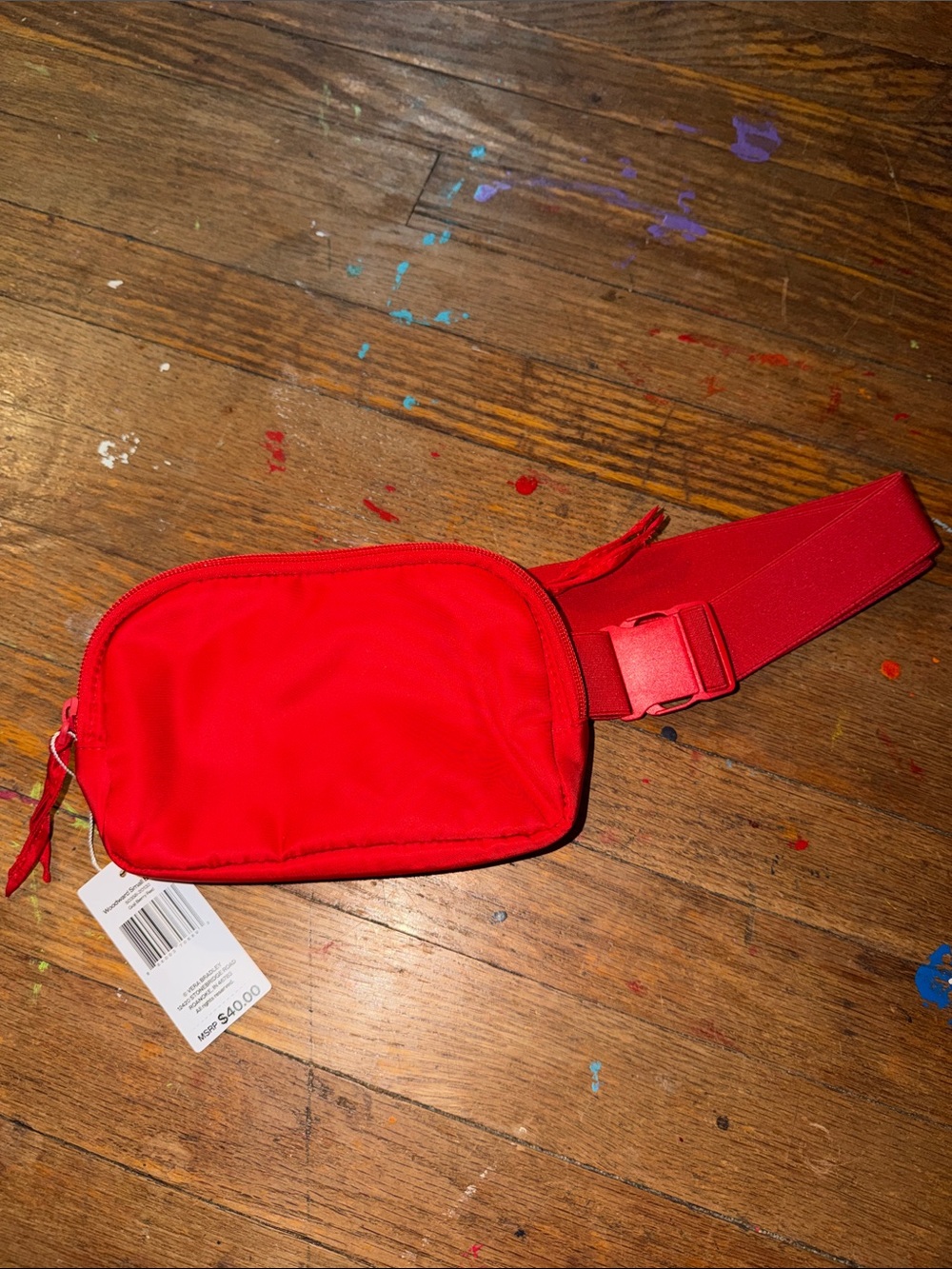 Vera Bradley Bright Red Nylon Belt Bag